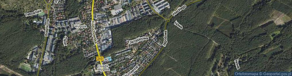 Zdjęcie satelitarne Jarzębinowa ul.